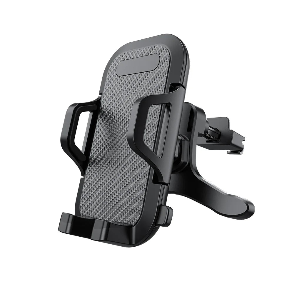 Multifunctional Car Phone Holder for Dashboard, Windshield, and Air Vent - Compatible with iPhone, Samsung, and Xiaomi