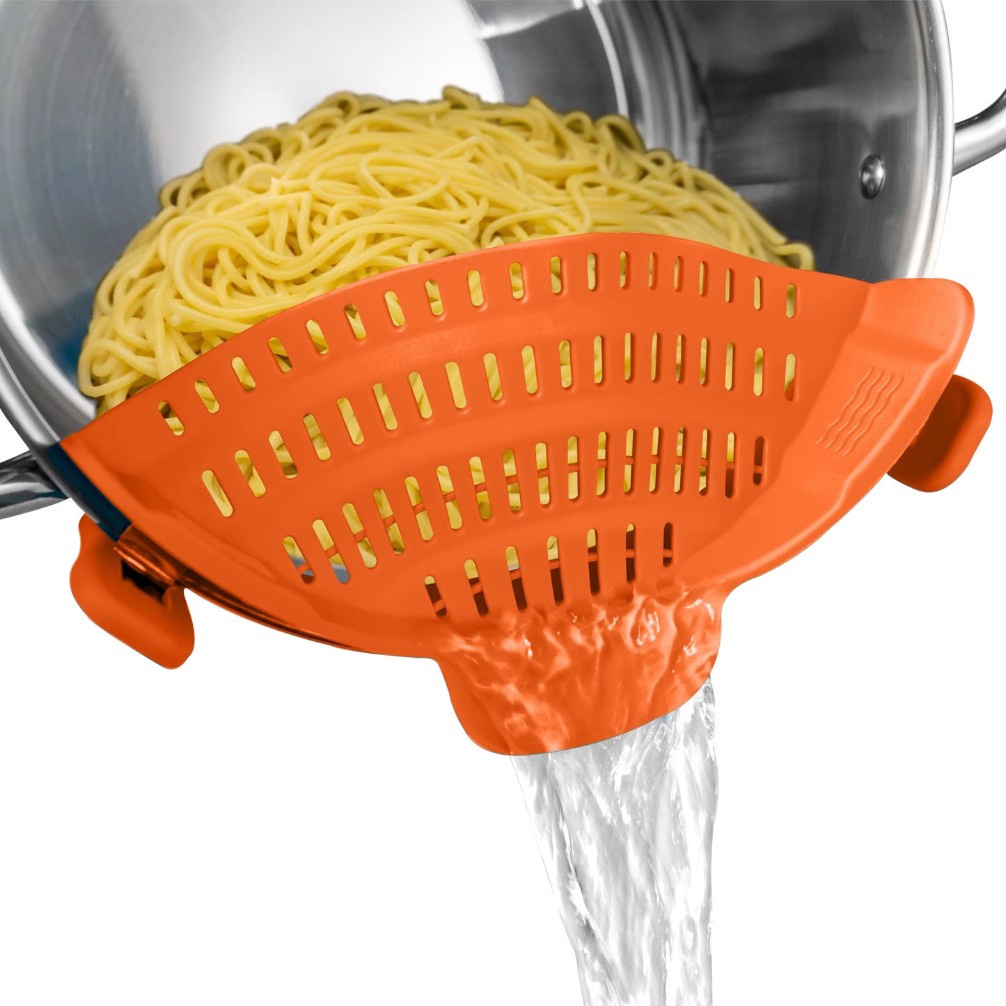 Adjustable Silicone Strainer for Pots, Pans, and Bowls - 1 Piece Kitchen Tool
