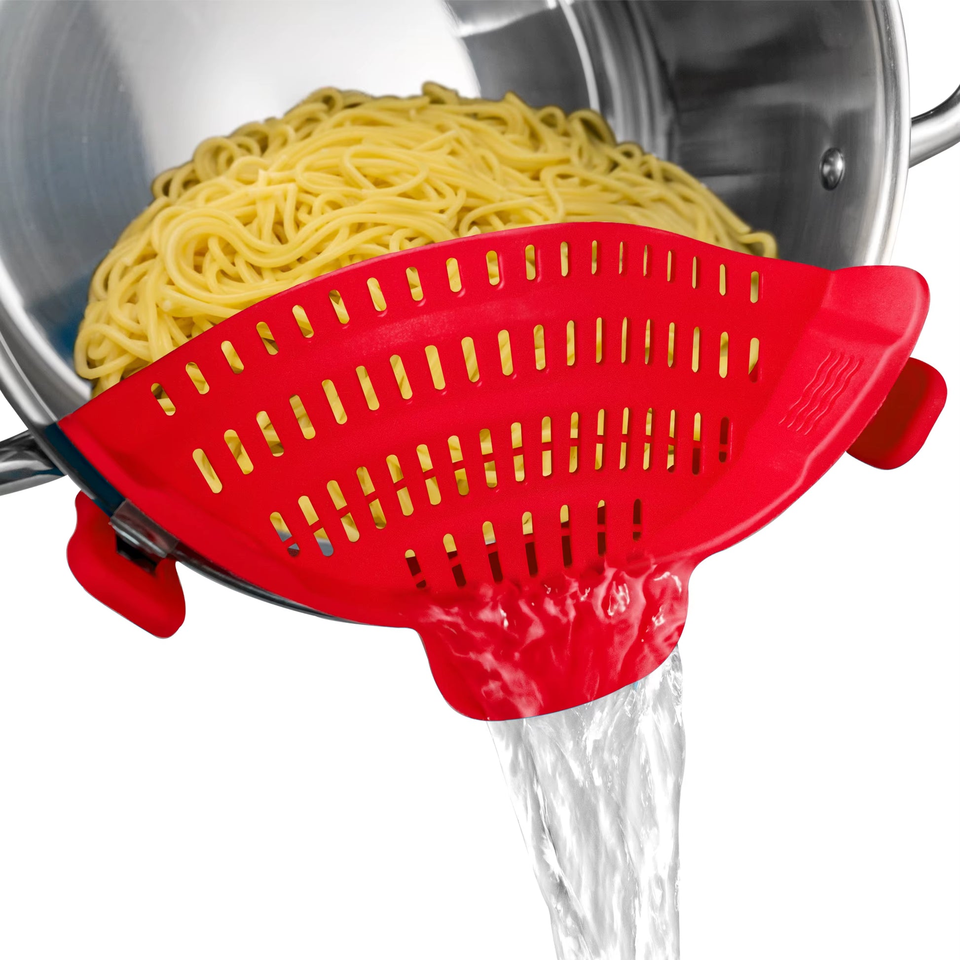 Adjustable Silicone Strainer for Pots, Pans, and Bowls - 1 Piece Kitchen Tool